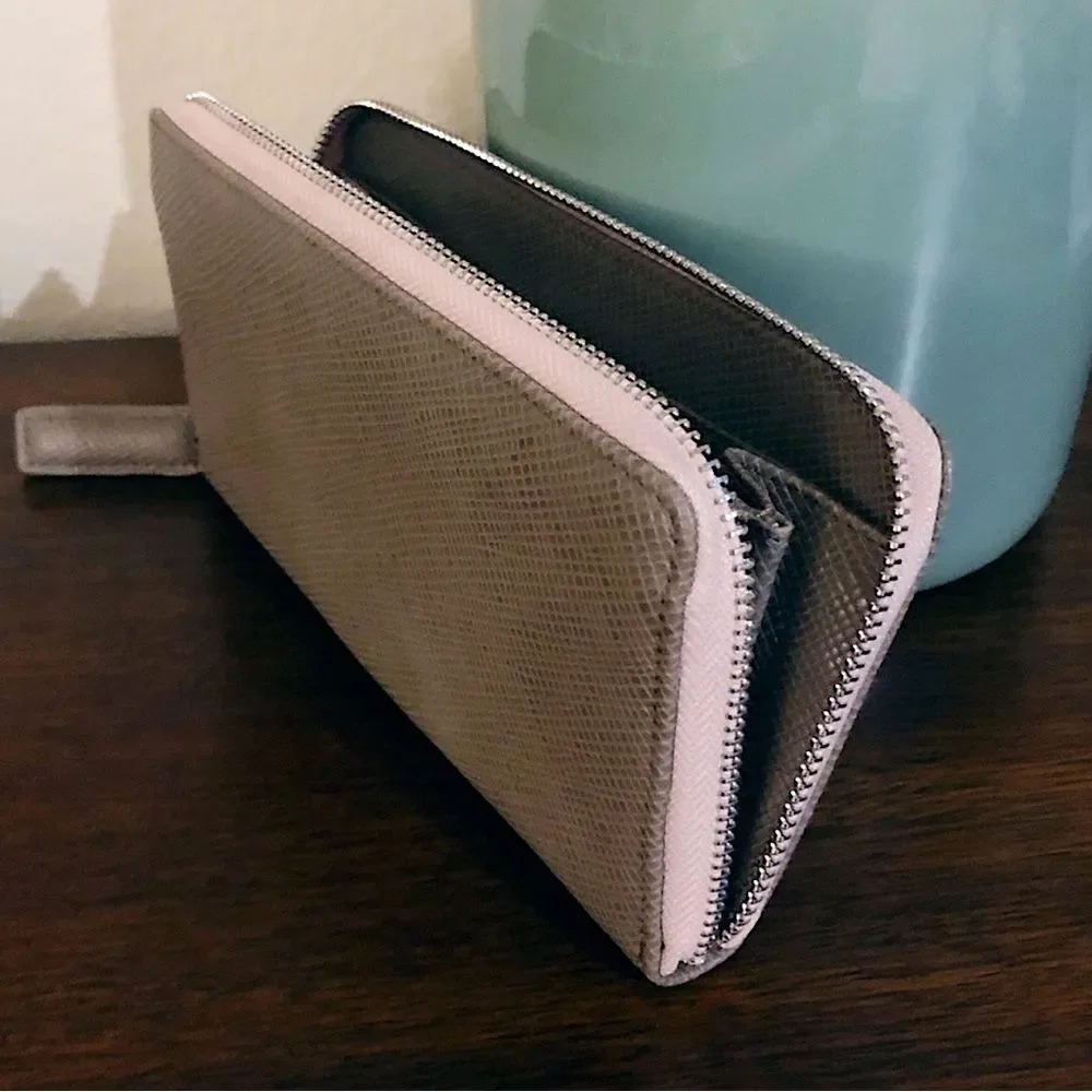 Urban Outfitters Wallet Pink & Gray Vegan Leather